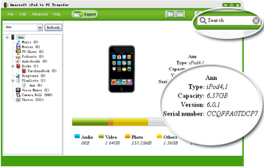 iPod to PC Transfer - Smart Tool to Transfer Photos, Music, Ringtones
